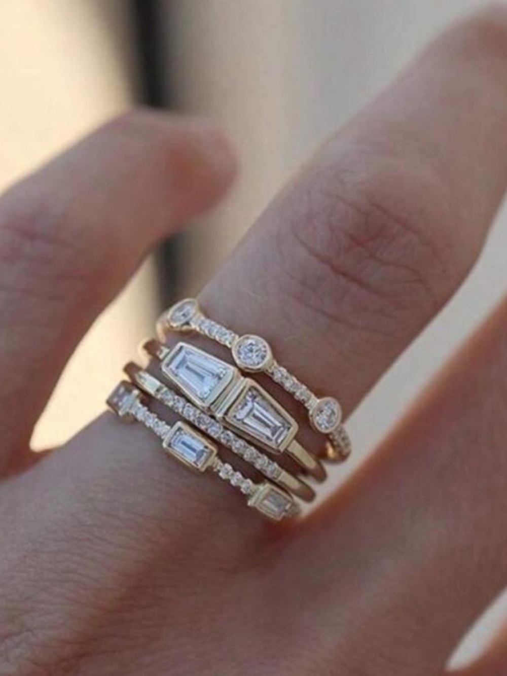 Gold rings